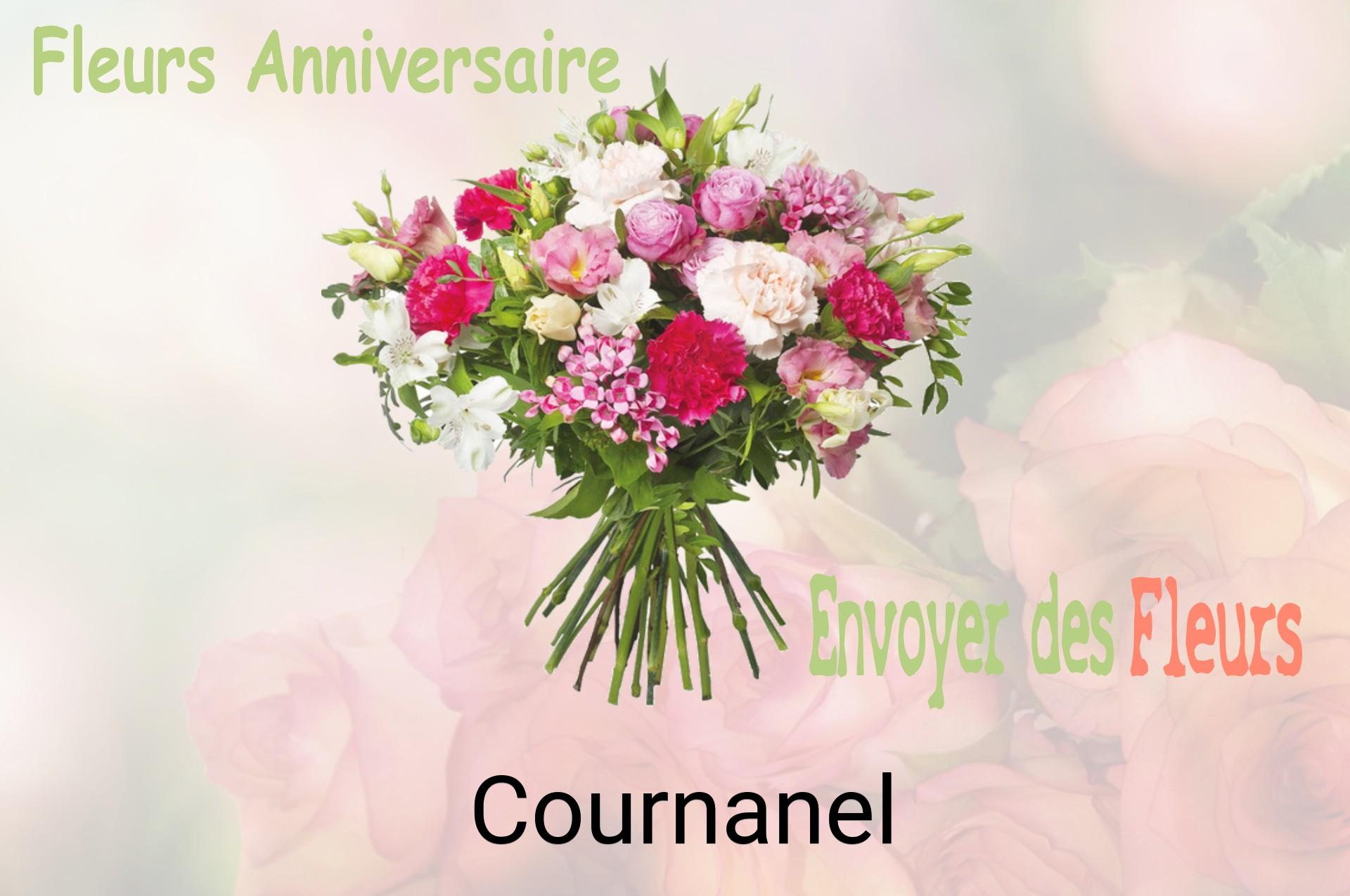 Bouquet de fleurs d’anniversaire livré à Cournanel